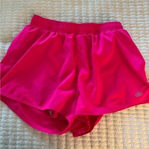 Alo hot pink shorts small